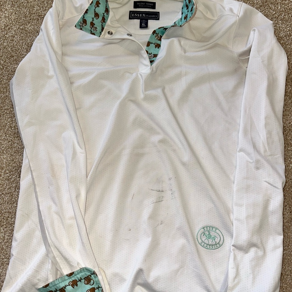 Essex classics girls sz XL long sleeve show shirt